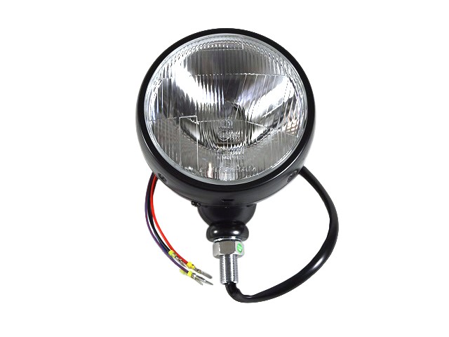 Black Headlight Left Hand Drive