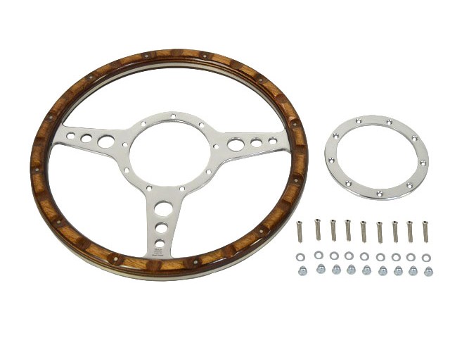 STEERING WHEEL - WOOD MOTALITA - 12"