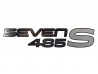 DECAL REAR SEVEN 485S
