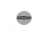 50mm Silver Retro Logo Badge