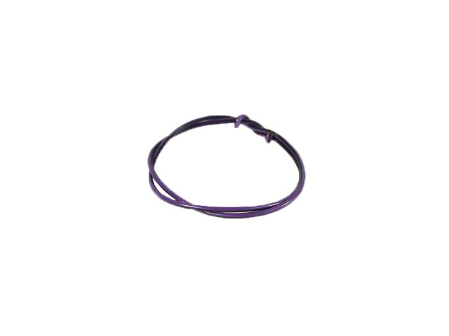 Cable - Purple/Black - 1mm (per metre)