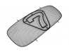 NOSECONE GRILLE WITH MESH SV MODELS