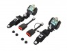 INERTIA REEL SEATBELTS W/ X2 WARNING