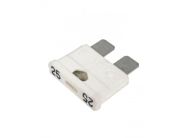 Fuse - White - 25 amp - Flat Blade Type