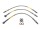BRAKE HOSE SET WIDE TRACK ROAD CARS