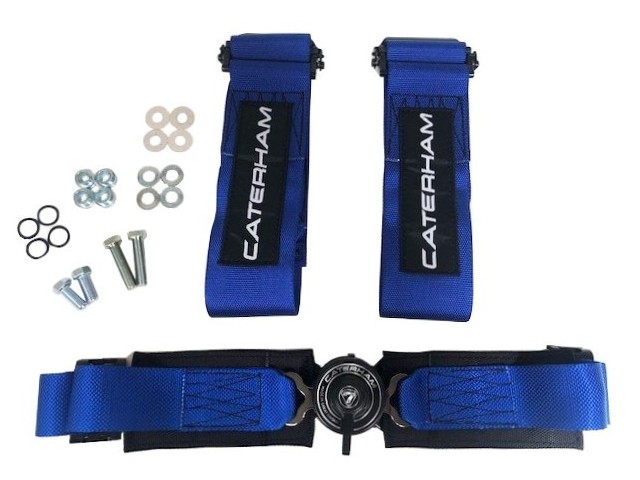 Seatbelt - 4 Point Quick Release - Blue
