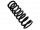 SPRING REAR RACE 250LB 2.2.5",  9" LONG