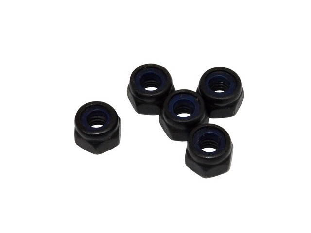 M4 NYLOC NUT BLACK