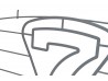 NOSECONE  7 GRILLE SV FOR USE AS TWO PIECE