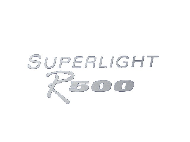 Decal - Bonnet - Superlight R500 - Silver