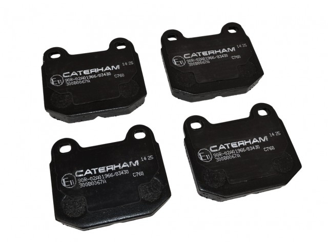 BRAKE PAD SET FRONT 2POT CALIPERS 2015 ONWARDS FAST ROAD AND RACE