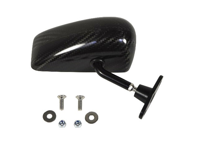 RH Carbon Fibre Convex Side Mirror