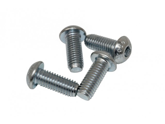 SCREW M8 X 20 DOMED CAP HEAD SILVER