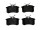 BRAKE PAD SET REAR CSR