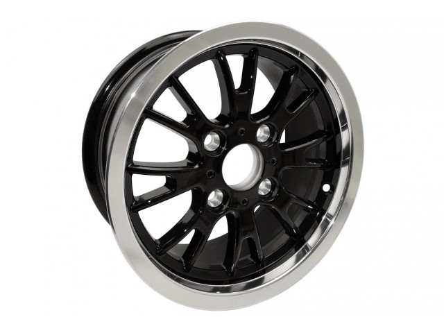 6x13" Black Diamond Cut Apollo Wheel