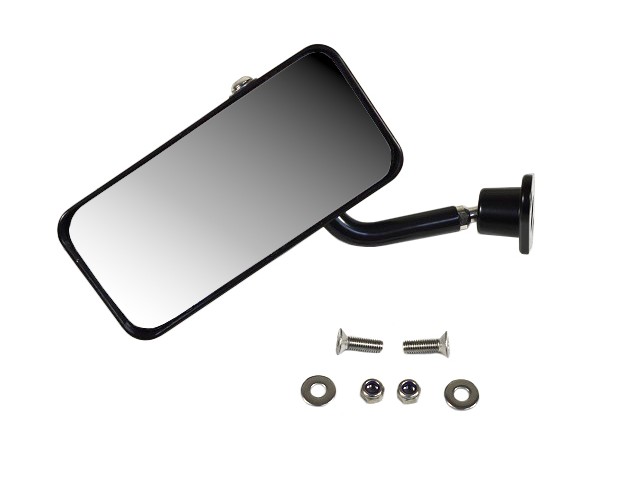 MIRROR LH CONVEX BLACK USED ON AEROSCREENS