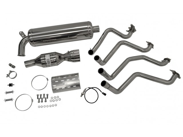 Polished SV RHD Exhaust Kit