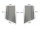REAR WING PROTECTOR KIT STAINLESS SYMMETRICAL