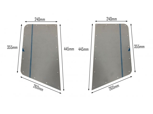 Stainless Rear Wing Protectors