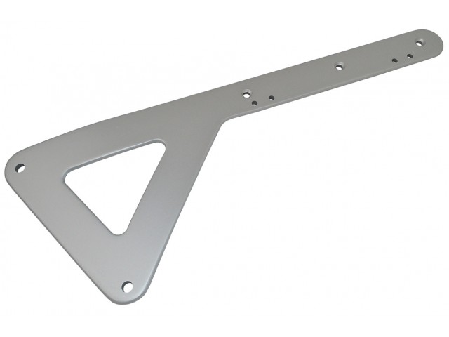 LH Anodised Silver Stanchion