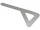 WINDSCREEN STANCHION RH ANODISED SILVER