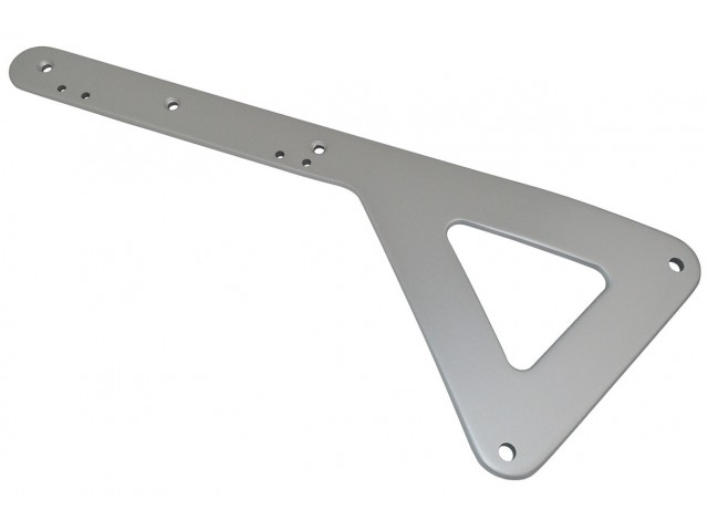 WINDSCREEN STANCHION RH ANODISED SILVER