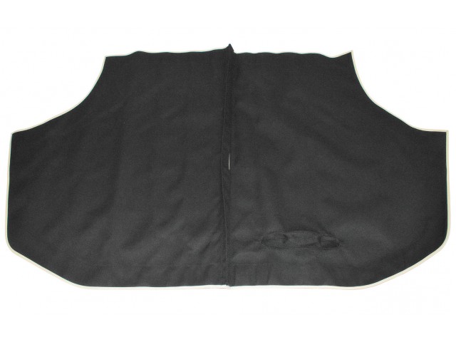 LHD Supersprint Mohair Tonneau, White Piping, No Hood Sticks