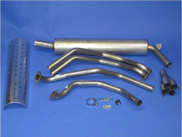 Side competition exhaust kit (Ford Crossflow) RHD