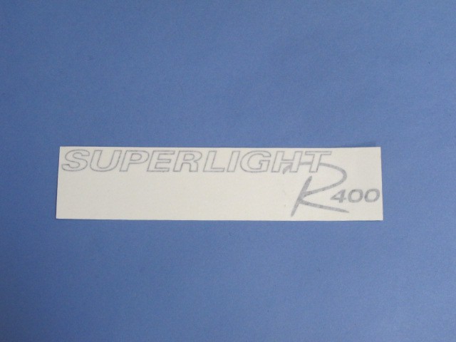 DECAL BONNET R400SUPERLIGHT MODEL