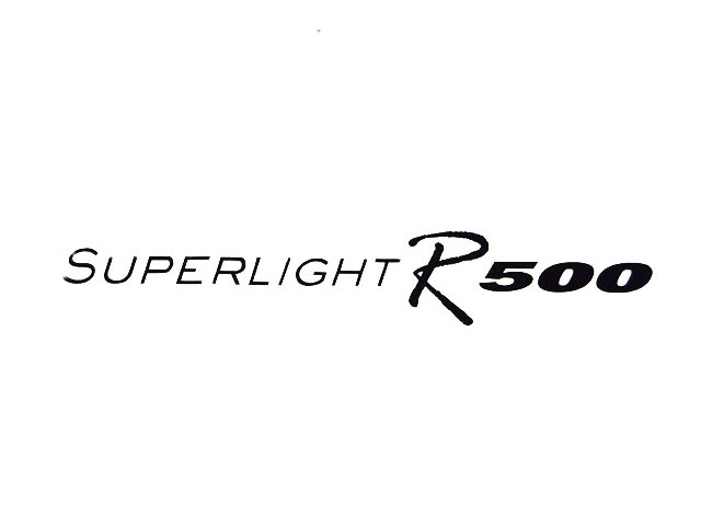 Decal - Bonnet - Superlight R500 - Black