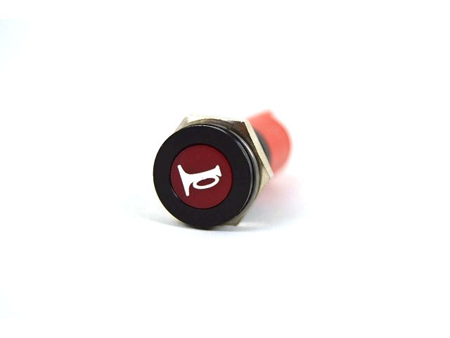 RED LED HORN SYMBOL